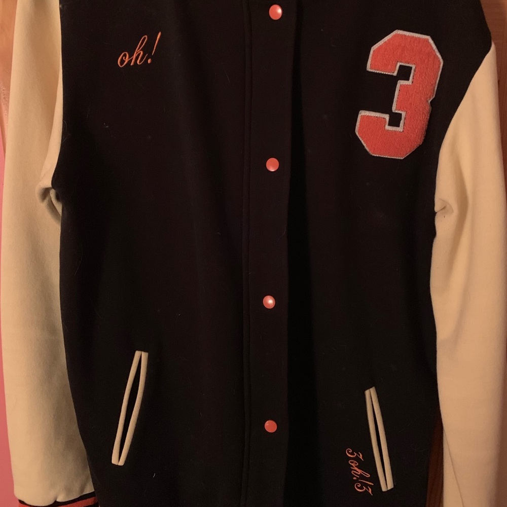 3Oh!3 varsity jacket